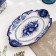 Dish for cutting "flower", gzhel, porcelain, 2.5x31 cm
