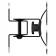 The bracket for LCD TV Harper TVF-3 Black 10 "-32", 20 kg, distance from the wall 85mm.