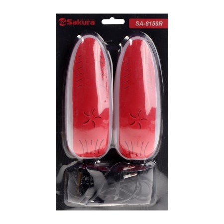 Shoe dryer Sakura SA-8159R, 75 ° C, plastic, backlight, red-4