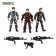 A set of soldiers "fighters", 3 pcs., With accessories, mix