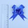 Bow - butterfly no1.8, blue