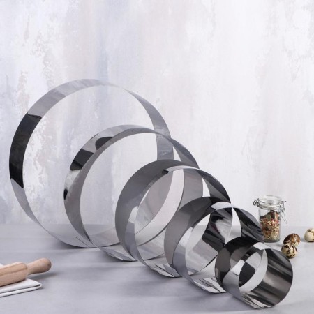 A set of baking forms and calculation "Circle", D-30, H-8.5 cm, 3 sh.