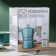 Coffee machine geyser shade Azure, 3 cups, 150 ml, turquoise color