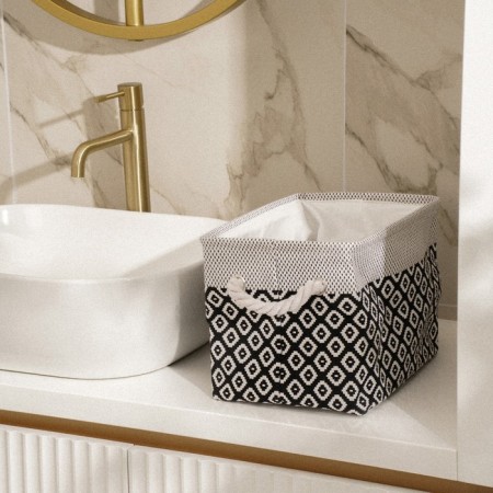 Box for storing things SL Home, 31 × 22 × 22.5 cm, white color-5