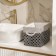 Box for storing things SL Home, 31 × 22 × 22.5 cm, white color