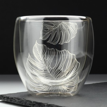 A glass with double walls "Tropics", 250 ml-1