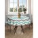The tablecloth “Pale Zigzags”, Round, Saten, D = 150 cm