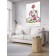Decorative panel with photo printing "Nature of meditation", vertical, size 100x150 cm