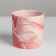 Ceramic glass with embossing, "flowers", 10 x 10 cm
