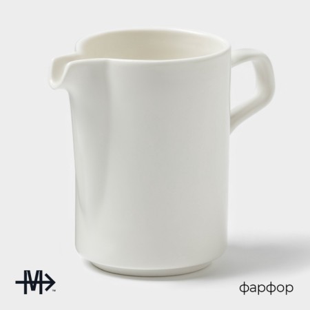 Magistro Modern, 250 ml, 12.5 × 7 × 10.5 cm, porcelain, white-1