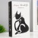 Safe-book wood, leatherette "Black cat" 21x13x5 cm