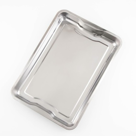 Stainless steel tray, 49 × 34 × 4.5 cm, 430 steel-1