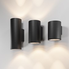 Bra Outdoor O303WL-L24GF3K, 24W, 9x11.7x24 cm, LED, 1700LM, 3000K, graphite color