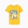 T -shirt for a boy, yellow color, height 116 cm