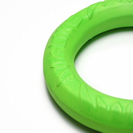 Ring "Loglyik" D-2612, 8-migrated, average ⌀ 28.5 cm, green-2