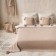 Shifu bedspread, size 220x240 cm, beige color