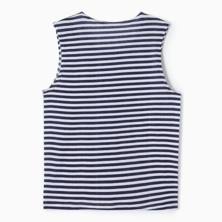T -shirt men's vest, blue, size 48-1