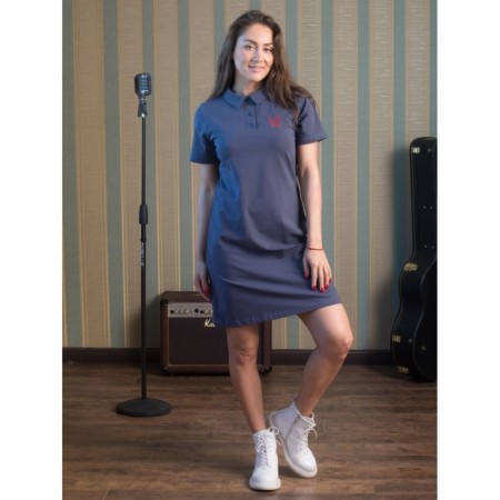Dress-field female love, size 54, color gray color-1