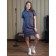 Dress-field female love, size 54, color gray color
