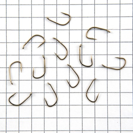 The hook Owner Amano Tenkara Weye Brown No. 12, 13 pcs.-1