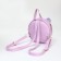 Baby backpack on lightning, lilac color