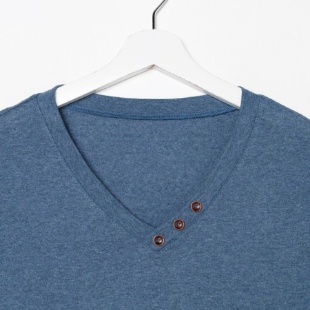 Kit (longshit, trousers) male, dark blue color, size 58-9