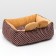 Lynchik "Milash", 52 x 42 x 15, calico, plush, beige-brown