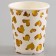 Paper glasses "Golden Hearts", 6 pcs.