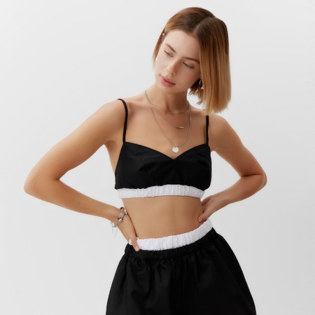 Top female on straps minku: Home Collection Black Color, Rr. 48