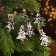 A set of decorative clothespins with a “Christmas tree” backlight 12 × 8 cm, set 6 pcs.