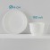 Service Tea Dauva "Diva", 12 items: 6 cups 190 ml, 6 saucers, glass ceramics