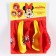 Airy ball "Happy Birthday!" 12 inch, latex, 5 pieces, Minnie Mouse