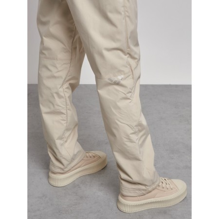 Warmed female trousers, size 48, beige color-6