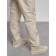 Warmed female trousers, size 48, beige color