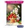 Diamond mosaic "Basket with daisies and strawberries", 20 × 26 cm, 27 colors