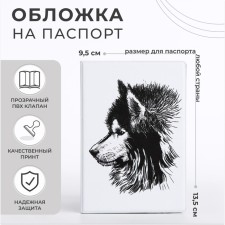 Cover for passport, white color
