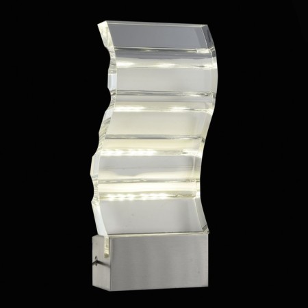 Wall lamp ST LUCE. SL580.701.01. 1x6 W, LED, 4000K, 12.5x25 cm, chromium color-1