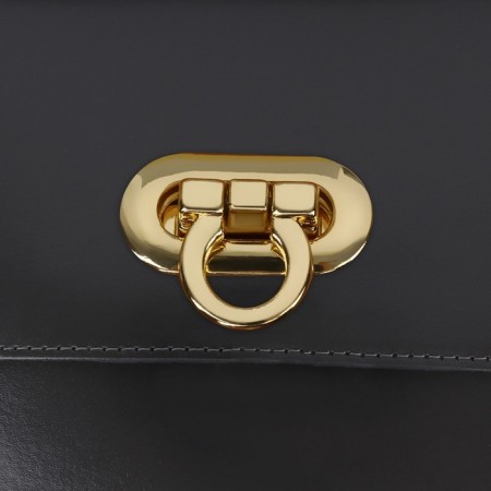 Bag -1 × 1.5 cm fastener, golden color-3