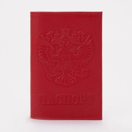 Cover for passport, red color
