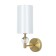 Sconces Arte Lamp Matar A4027AP-1PB, E14, 40 W, 11x18x32 cm, copper