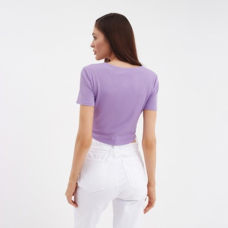 Women's T-shirt on the Mist Mist size 48-50, lilac color-3
