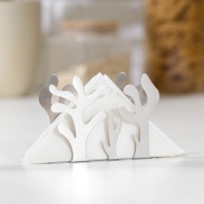 Forest stainless steel napkin, 12.5 × 3.2 × 8.5 cm