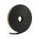 Rubber tundra seal, profile e, size 4x9 mm, black, in packaging 10 m