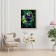 Picture on numbers 40x50 Black canvas "Cat Art" (23 colors) BHR0582