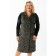 Female dress, size 54, black color, green
