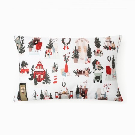 New Year. Pillow Decorative Ethel Christmas Moments 60*40 cm-4