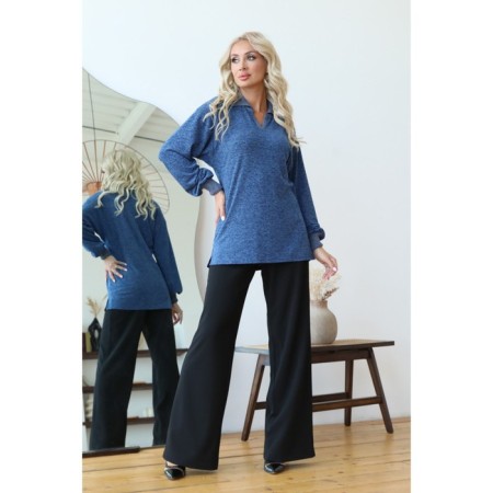 Female pulver, size 42, blue color-11