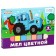 Color school crayons, 9pcs "Blue Tractor", rectangular
