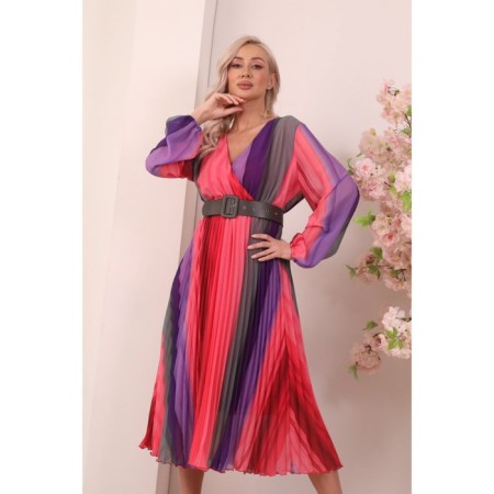 Women's dress, size 46, pink color-10