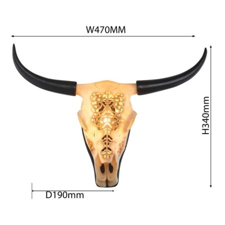 Wall lamp GIGNAT 470 mm, 140 mm, E14LED 6W-2